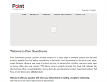 Tablet Screenshot of pointscandinavia.com